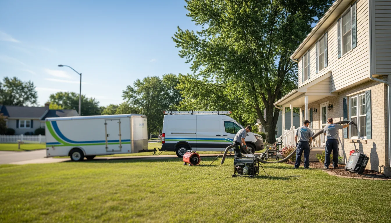 Flooded Basement Restoration And Cleanup With Repair in Petoskey, MI near me